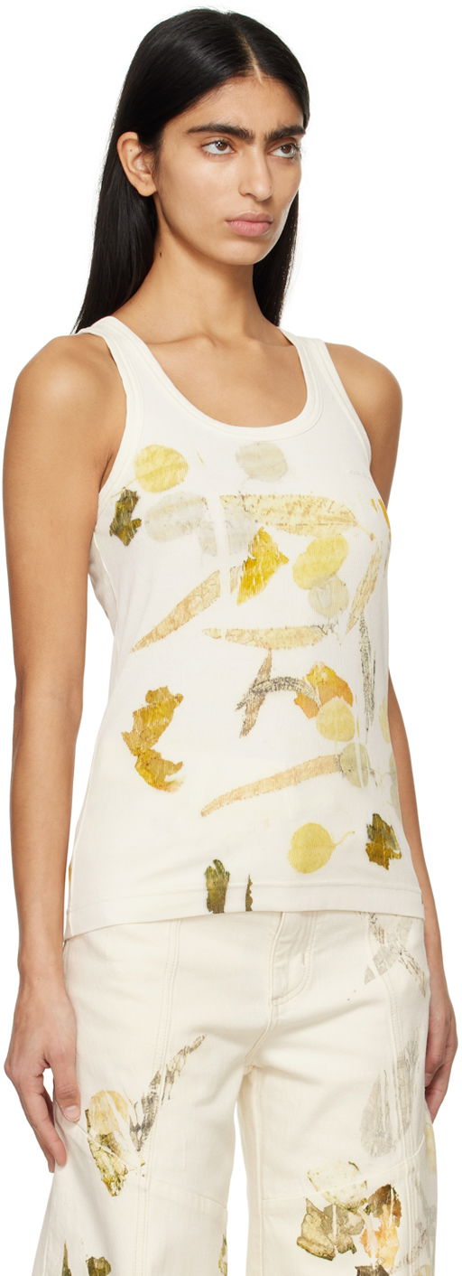 Безрукавка Feng Chen Wang Feng Chen Wang Printed Tank Top білий | FMS17VS05, 1