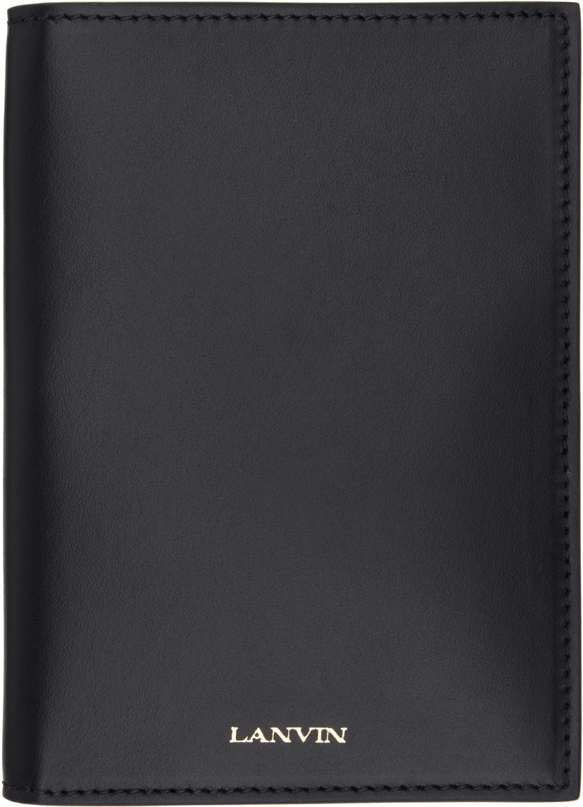 Гаманець LANVIN Lanvin Calfskin Passport Holder чорний | LW-SLSYPH-SMLE-P25