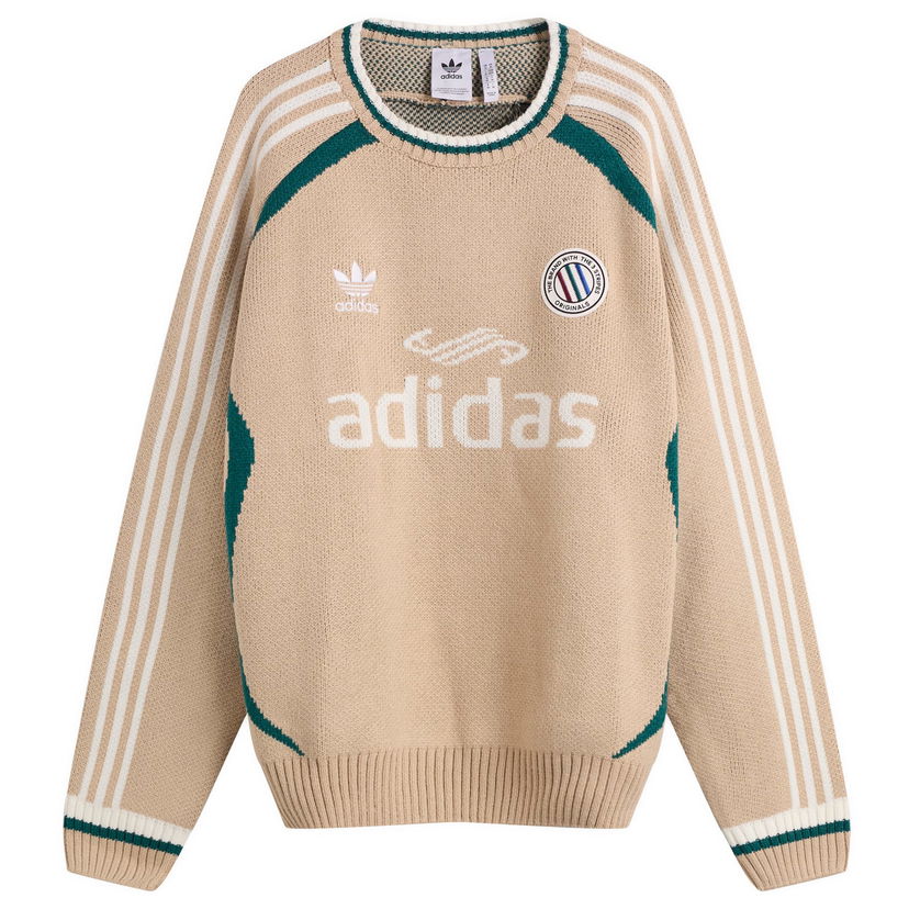 Cветр adidas Originals Adicolor Crew Knit бежевий | KQ5081