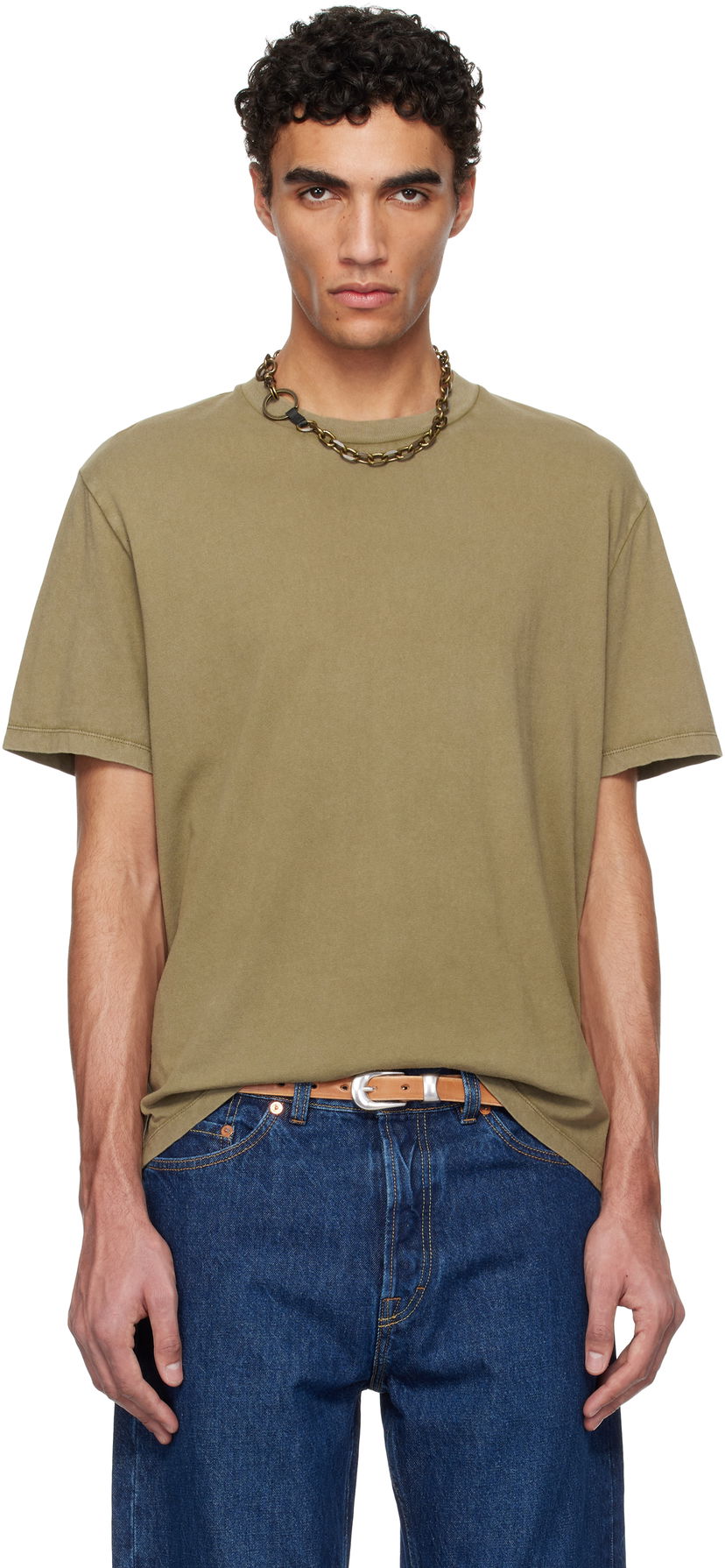 Футболка OUR LEGACY Our Legacy Box T-Shirt Зелений | M2256BC