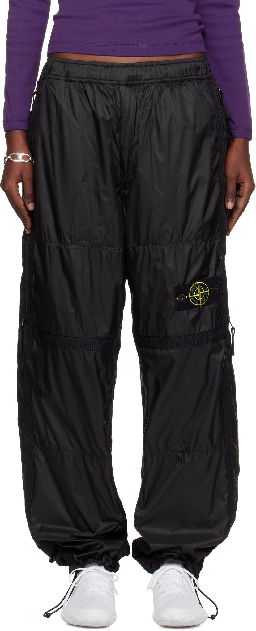 Штани Stone Island Stone Island Ripstop Light HT Nylon Trousers чорний | K2S15 3100027 S0163