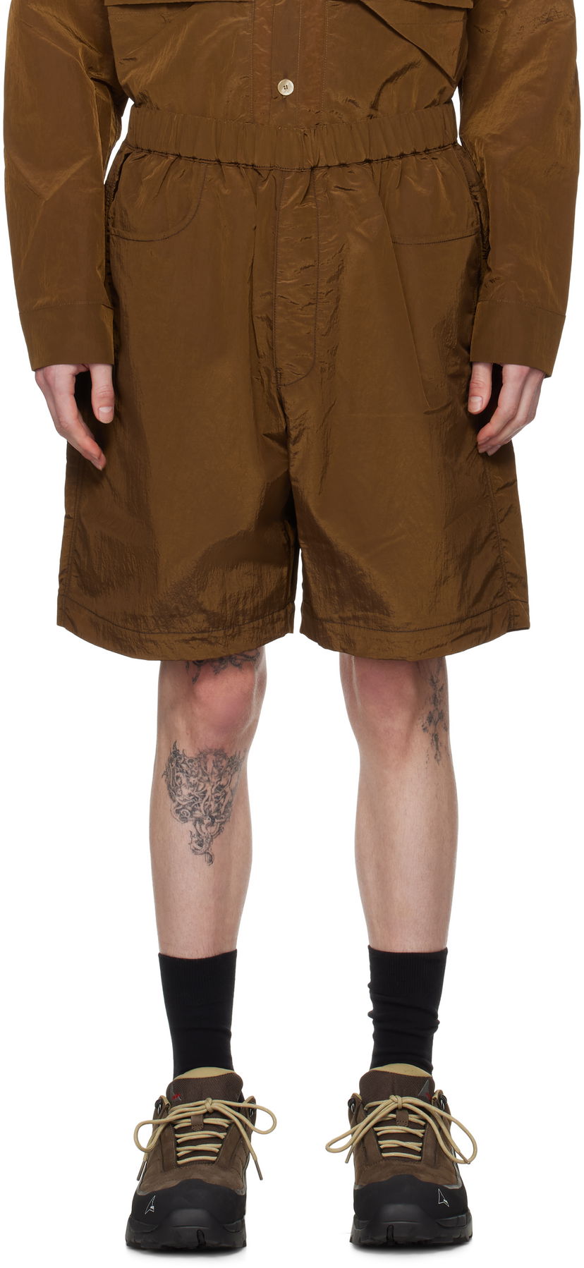 Шорти Ranra RANRA Stroller Shorts Коричневий | AMSS25SH01551