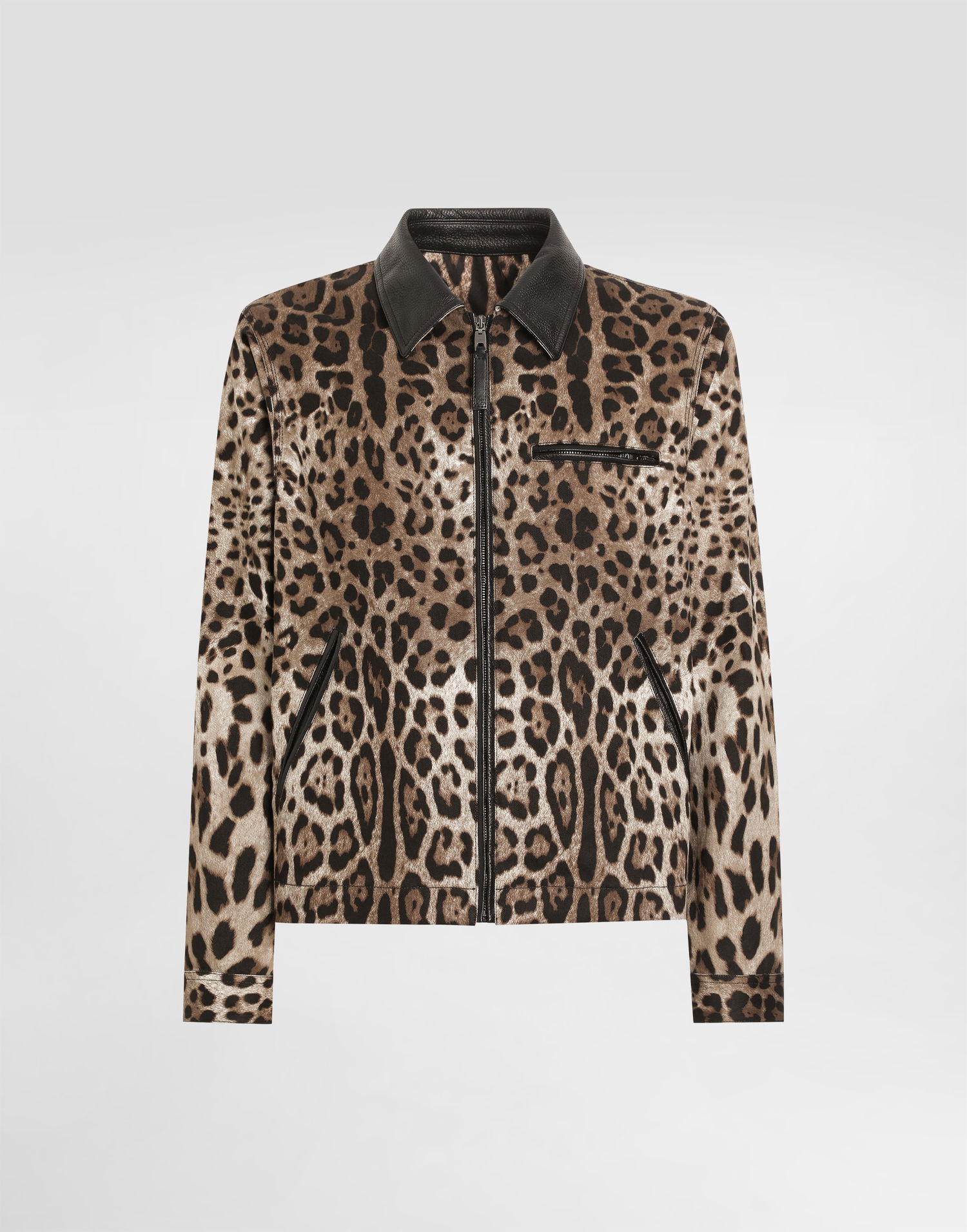Куртка Dolce & Gabbana Dolce & Gabbana Leopard-Print Jacket Різнокольоровий | G9BIOTFSFN4HY13M, 0
