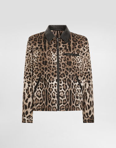 Куртка Dolce & Gabbana Dolce & Gabbana Leopard-Print Jacket Різнокольоровий | G9BIOTFSFN4HY13M, 0