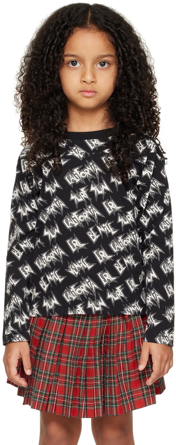 Футболка ERL ERL Printed Long Sleeve T-Shirt Червоний | ERL05KT024