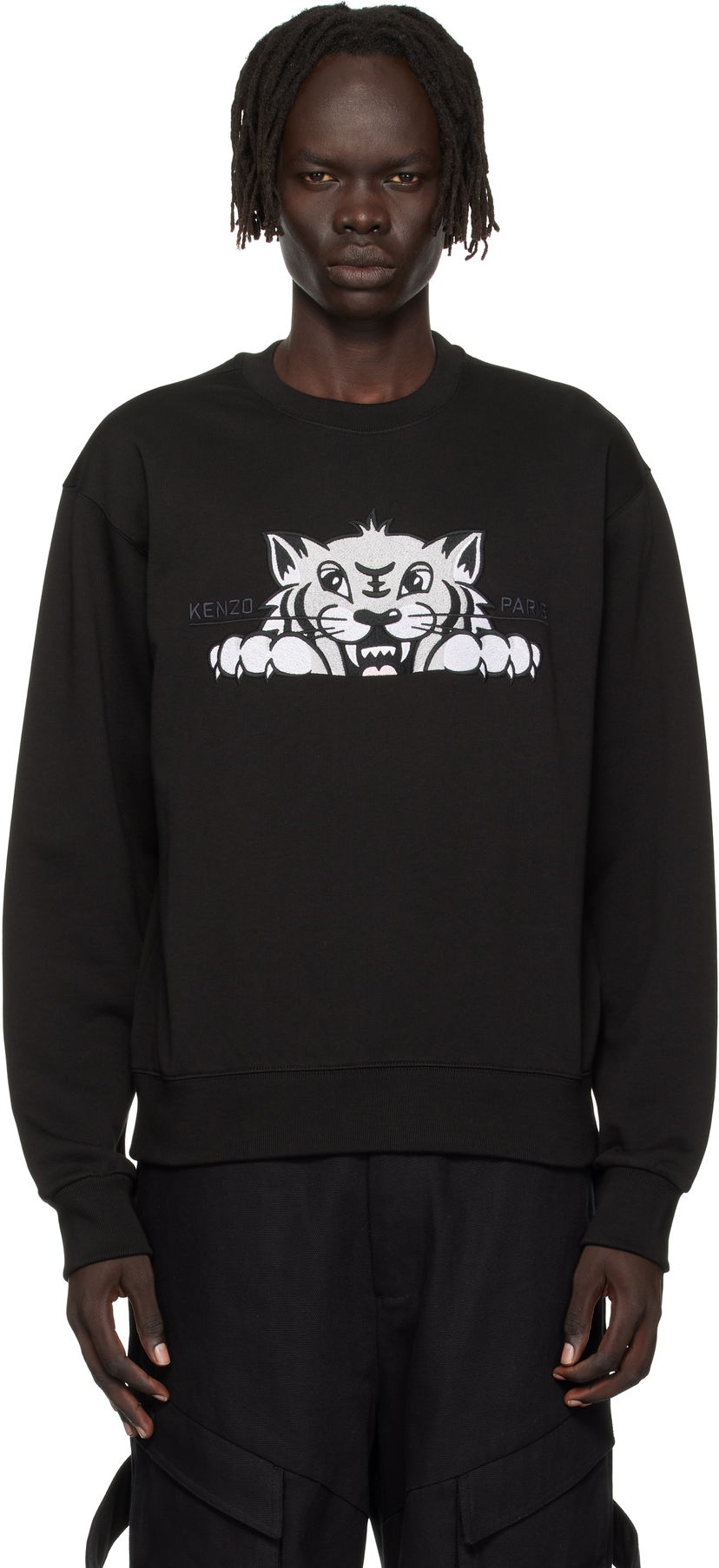 Світшоти KENZO Kenzo 'Happy Tiger' Sweatshirt чорний | FF65SW2654MF