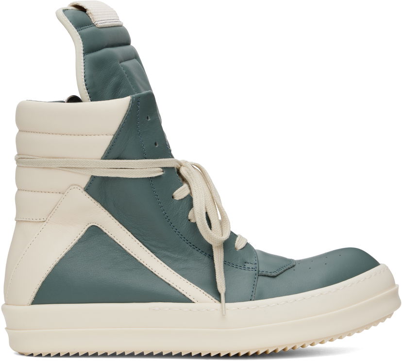 Кросівки та взуття Rick Owens Rick Owens Hollywood Geobasket Зелений | RU01E5894 LCO