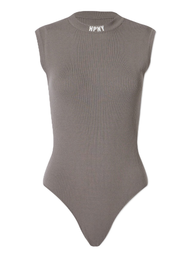 Боді HERON PRESTON HPNY Logo Knitted Body Сірий | HWHP002S23KNI0010901