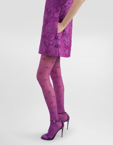 плаття Dolce & Gabbana Dolce & Gabbana Brocade A-Line Mini Dress Фіолетовий | F6TMLTHJMQOF0571, 3