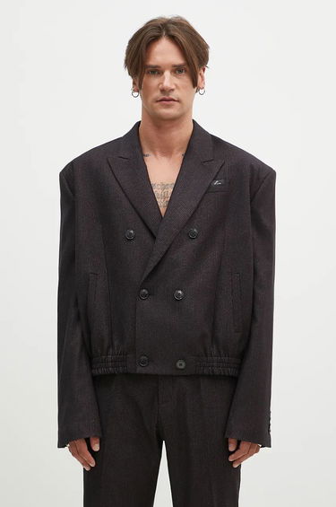 Куртка Martine Rose Elasticated Db Tailored Jacket чорний | 349WT06007, 0