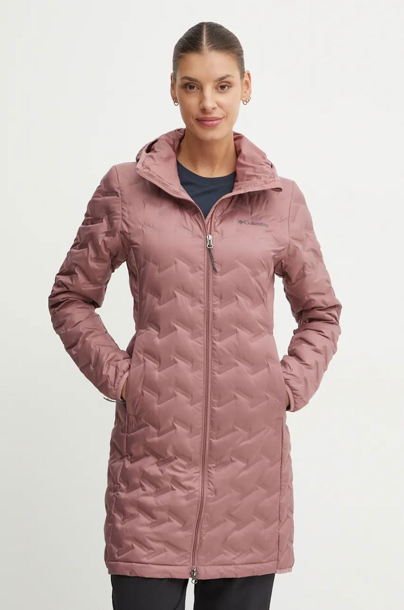 Пуховик Columbia Columbia Delta Ridge Women's Hooded Insulated Jacket Рожевий | 2088213