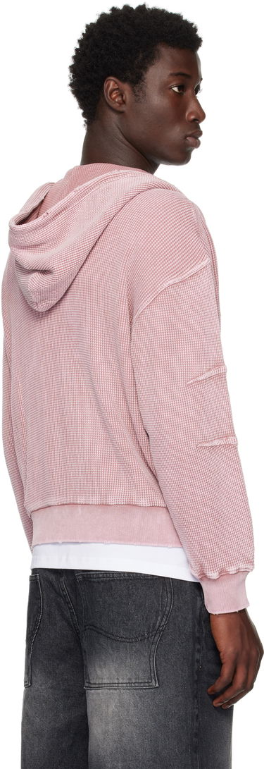 Світшоти Dime Dime Premium Waffle Zip Hoodie Рожевий | DIMESU258MAU, 2