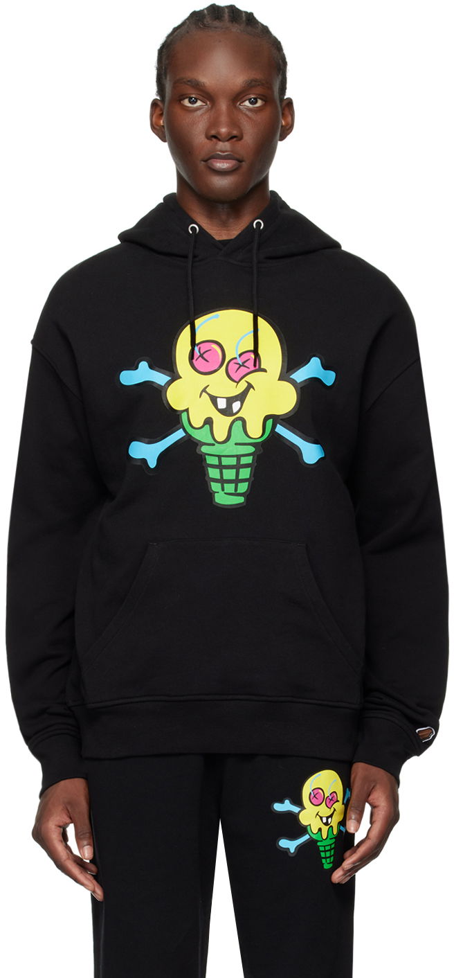 Світшоти BBC IceCream ICECREAM Cones & Bones Popover Hoodie чорний | IC24226
