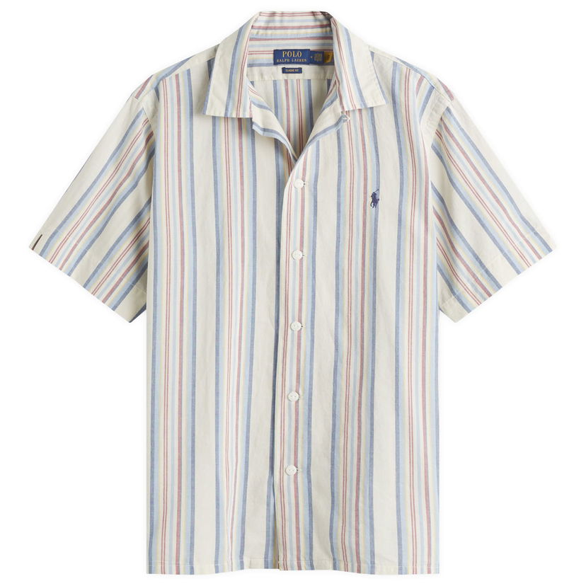Сорочка Polo by Ralph Lauren Ralph Lauren Classic Fit Stripe Vacation Shirt бежевий | 710965813001