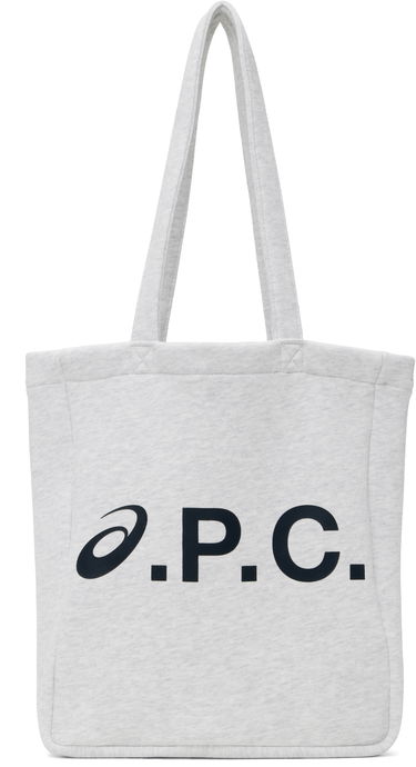 сумка-тоут A.P.C. A.P.C. ASICS Edition Lou Tote Bag Сірий | COHHK-M61977, 0