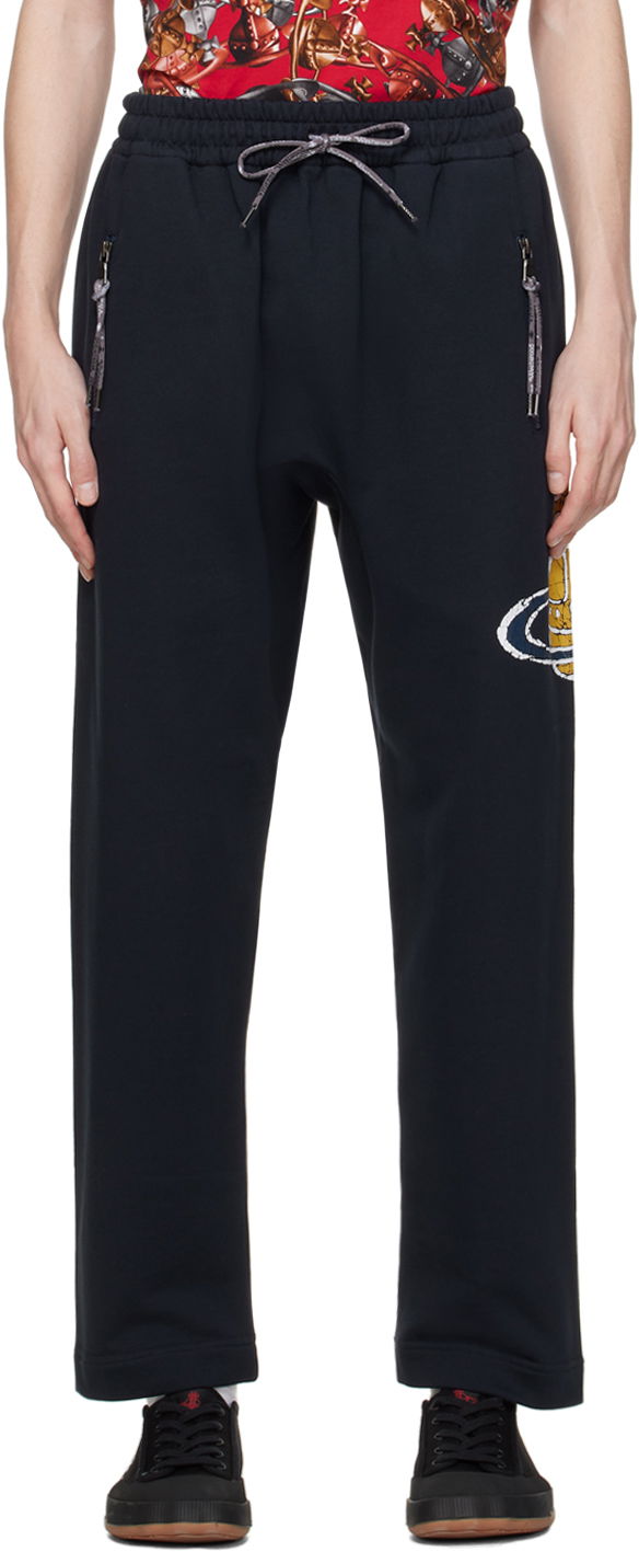 Спортивні штани Vivienne Westwood Time Machine Sweatpants темно-синій | 3J01000K-J0006-