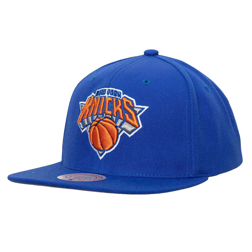 Кепка Mitchell & Ness NBA Team Ground 2.0 Snapback New York Knicks темно-синій | HHSS3256-NYKYYPPPBLUE, 0
