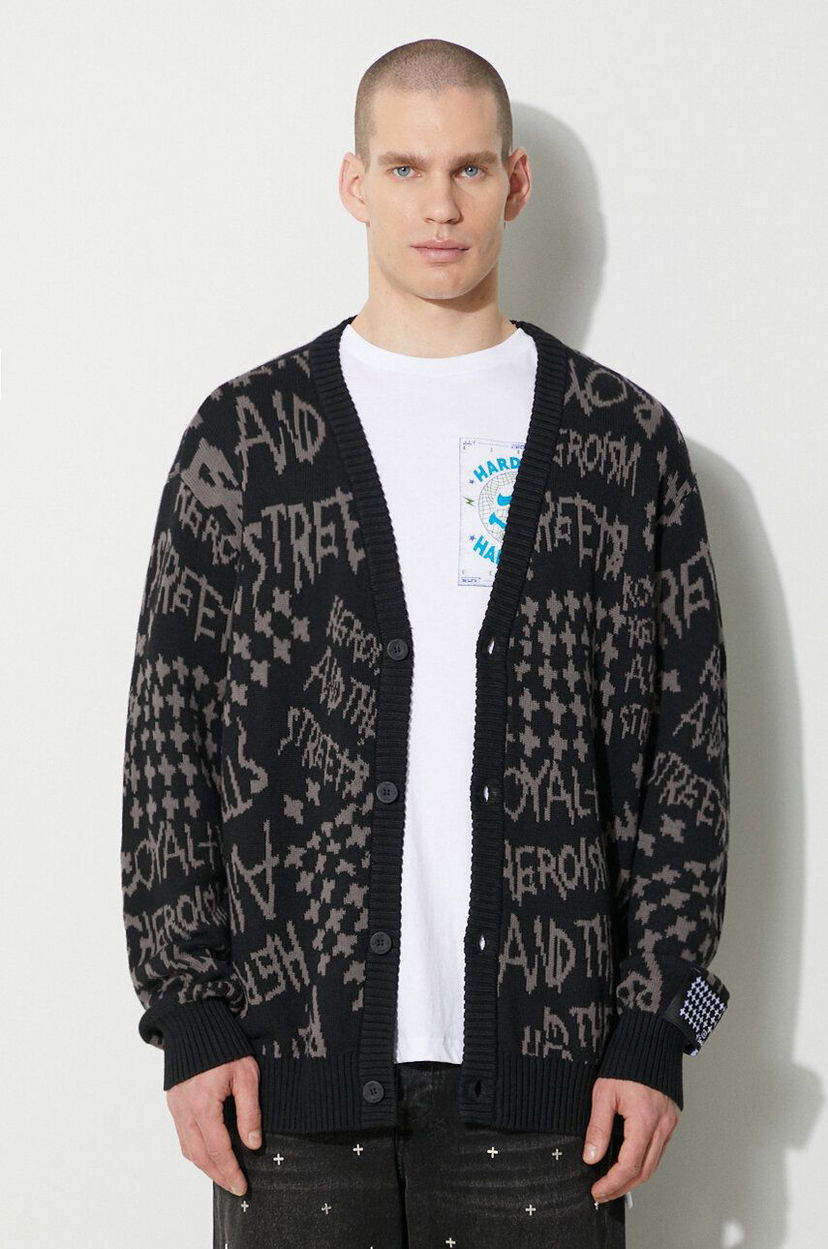 Cветр Ksubi Cardigan Heroism чорний | MPS24KW005