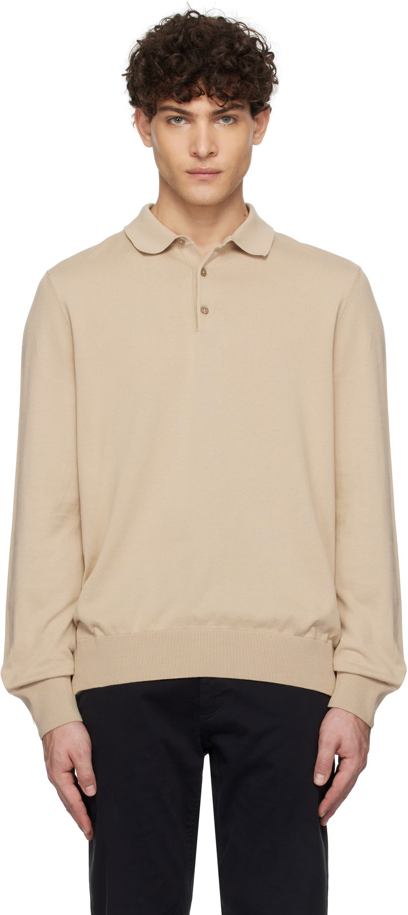 Сорочка поло BOSS Regular-Fit Polo Shirt бежевий | 50506025