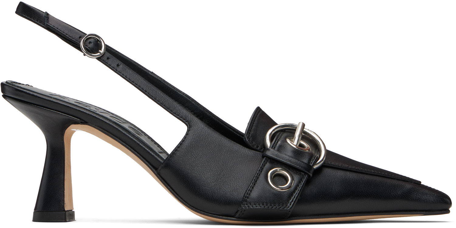 Ювелірні вироби Aeyde Aeyde Tara Eyelet Slingback Kitten Heels чорний | A11-PU-VDHS75ST179-SS25-800-007, 0