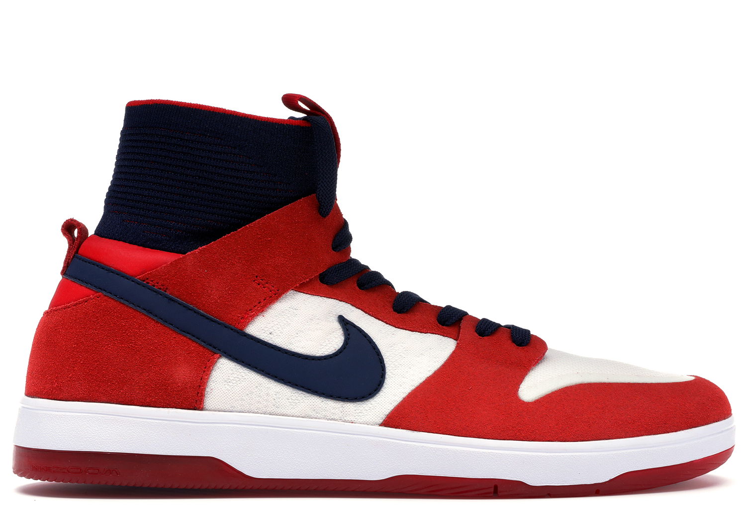 Кросівки та взуття Nike SB SB Dunk High Elite Red Navy White Червоний | 917567-641, 0