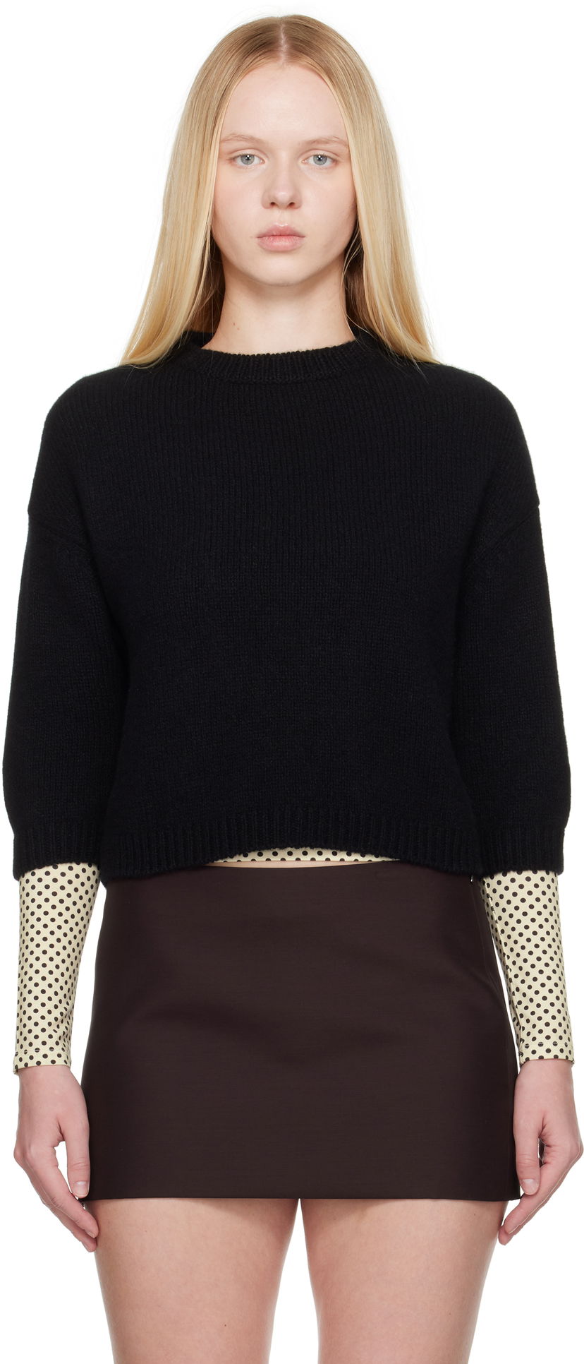 Cветр Khaite KHAITE Sabina Knit Sweater чорний | 8274645