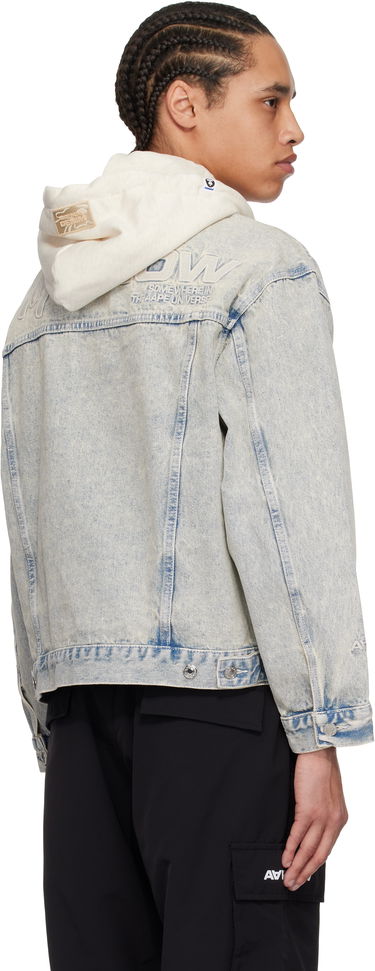 Куртка AAPE by A Bathing Ape AAPE by A Bathing Ape 'AAPE Now' Hooded Denim Jacket Синій | AAPLJM7700XBNBLR, 2