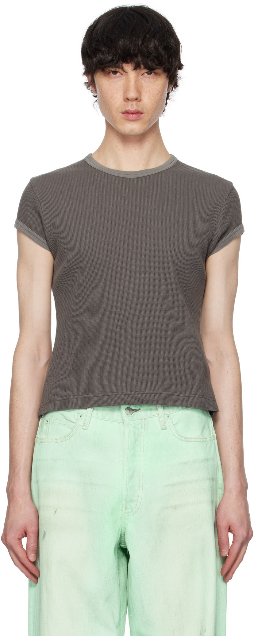 Футболка Acne Studios Acne Studios Fitted T-Shirt Сірий | CL0332-