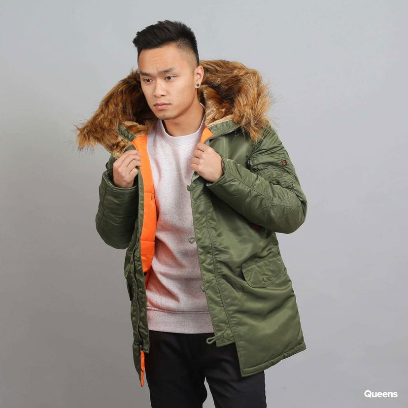 Куртка Alpha Industries Jacket N3B VF 59 olivová M Зелений | 103141 01