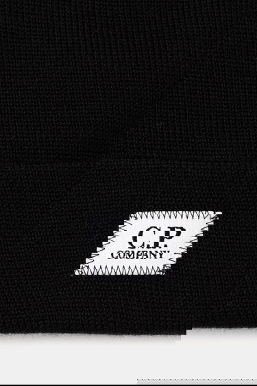 Шапка C.P. Company Wool Beanie чорний | 19CMAC305A005509A, 2