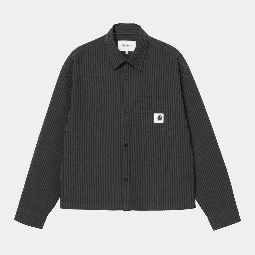 Сорочка Carhartt WIP Carhartt WIP Women's Toland Long Sleeve Shirt чорний | I035132_3