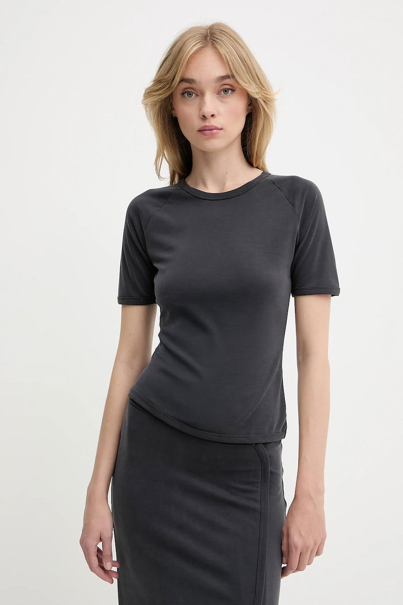 Футболка Samsoe Samsoe Samsoe Samsoe SASUS T-Shirt чорний | F25200040