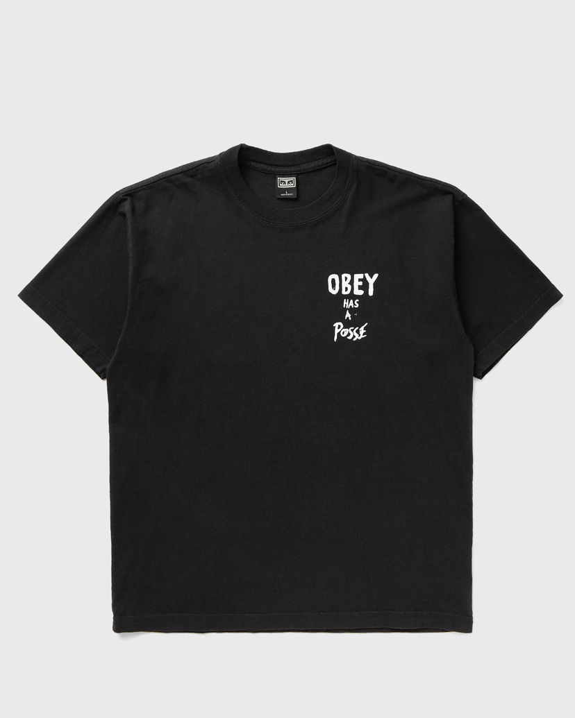 Футболка OBEY Posse Print T-Shirt чорний | 166913915-VBL