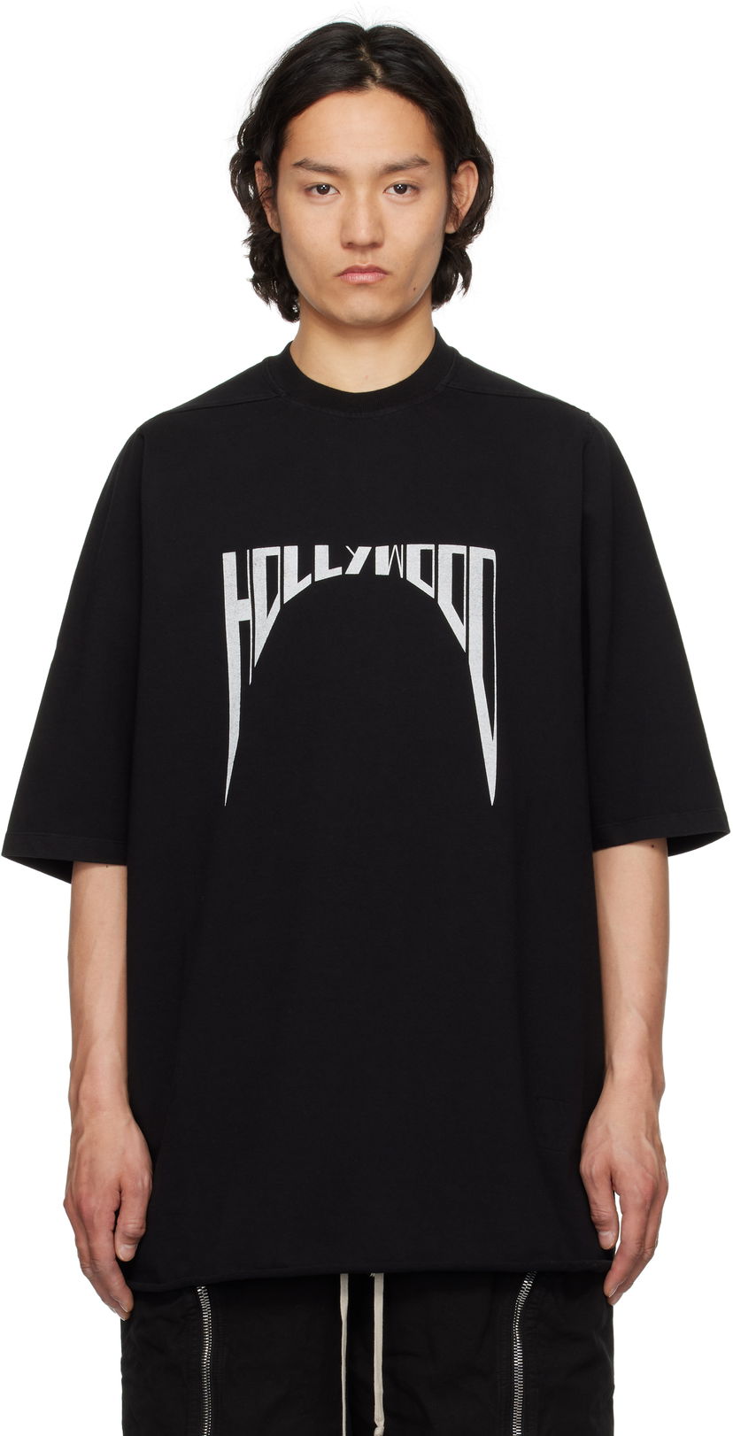 Футболка Rick Owens Rick Owens DRKSHDW Hollywood Jumbo T-Shirt чорний | DU01E3274 RIGEP2