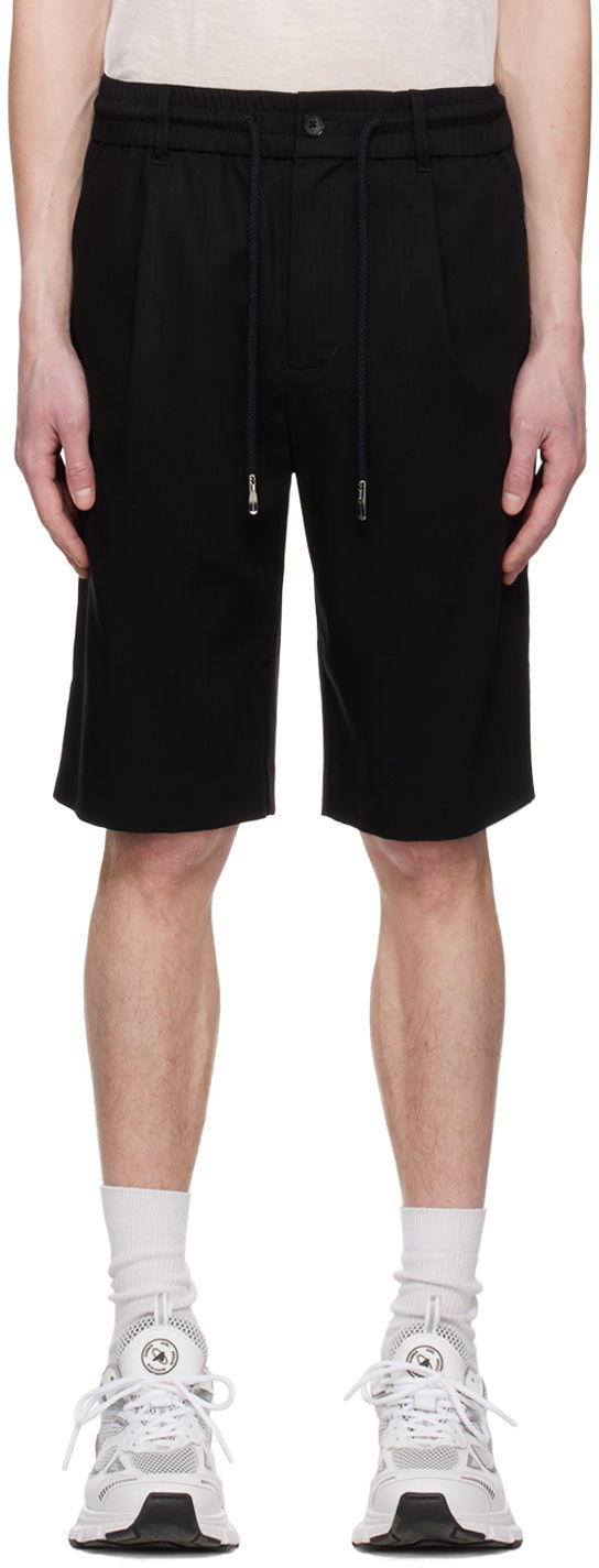 Шорти Feng Chen Wang Feng Chen Wang Pleated Shorts чорний | FMS15ST01