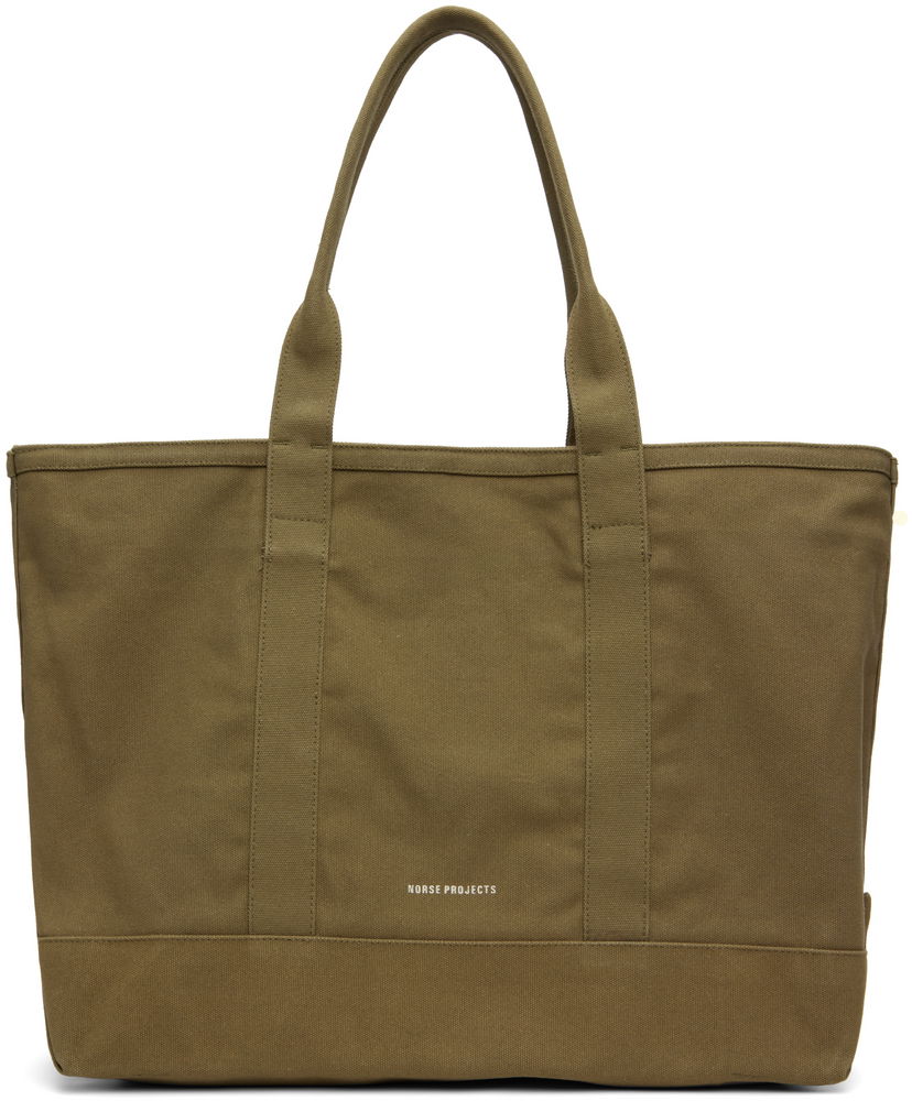 сумка-тоут NORSE PROJECTS Norse Projects Stefan Cotton Canvas Tote Зелений | N95-0970
