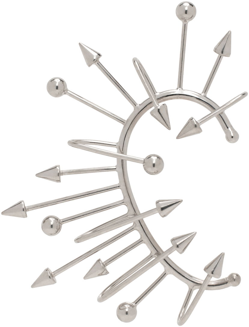 Сережки Jean Paul Gaultier Jean Paul Gaultier Multiple Spikes Single Ear Cuff Металік | 24/25-U-BO043-X053-91