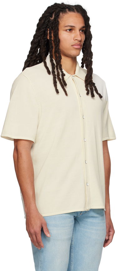Сорочка rag & bone Rag & Bone Nolan Button-Up Shirt чорний | MBS23P023YG23, 4