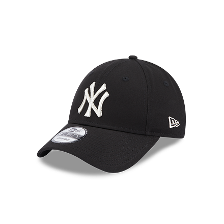 Кепка New Era 9FORTY Womens MLB Metallic Logo New York Yankees Black / Metallic Silver One Size чорний | 60364306