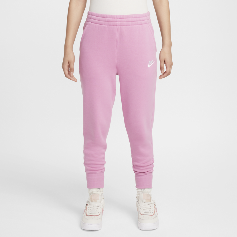 Спортивні штани Nike Sportswear Club Fleece High-Waisted Pants Рожевий | FD2921-646