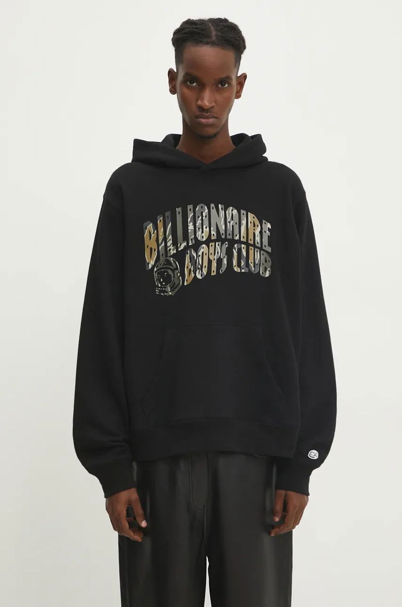 Світшоти BILLIONAIRE BOYS CLUB Camo Arch Logo Hoodie чорний | B24336