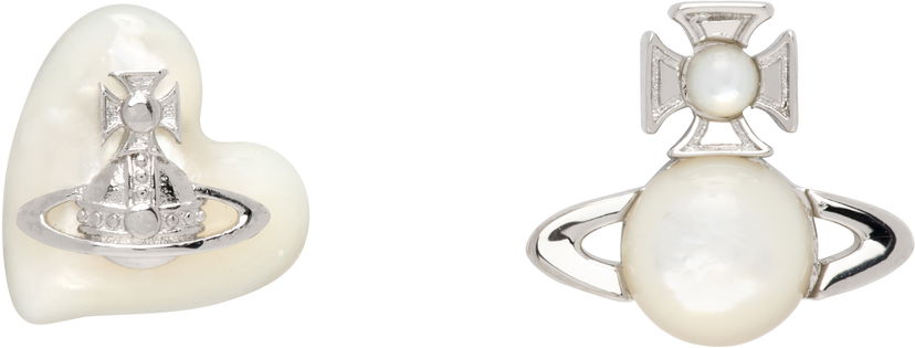 Сережки Vivienne Westwood Silver Thomasina Earrings Металік | 62010343-02P122-IM