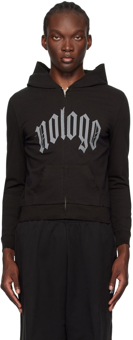 Світшоти Balenciaga Black 'Nologo' Hoodie чорний | 788243TQVK5