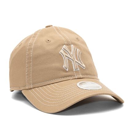 Кепка New Era 9TWENTY MLB Washed New York Yankees Camel / White One Size бежевий | 60434986