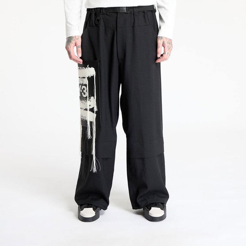 Штани карго Y-3 Sport Uniform Patch Trousers чорний | JN3704
