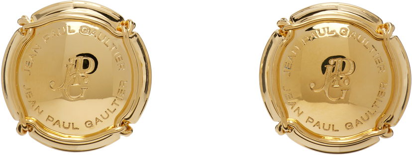 Сережки Jean Paul Gaultier Jean Paul Gaultier 'The Champagne' Gold-Tone Earrings Жовтий | 25/03-W-JW007-X053-92