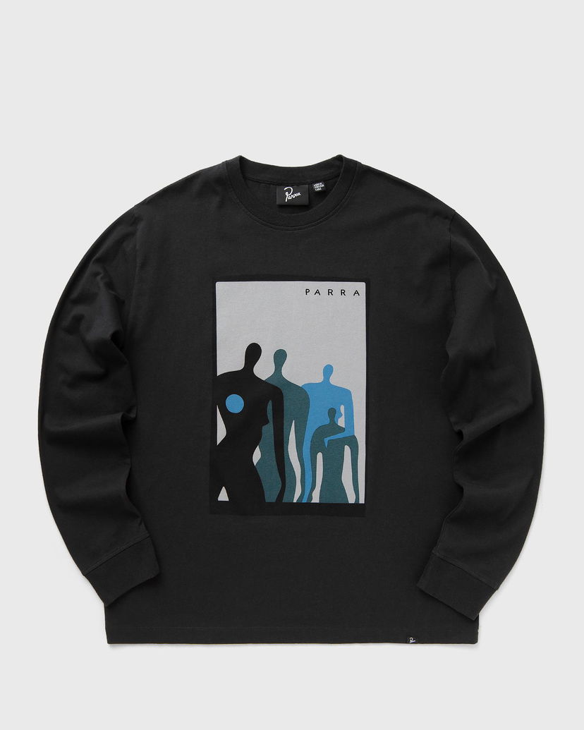 Футболка By Parra Visitors Long Sleeve T-Shirt чорний | 53226