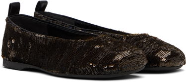 Одяг JW Anderson JW Anderson All-Over Sequin Ballerina Flats Коричневий | BL0034-FA0424, 3