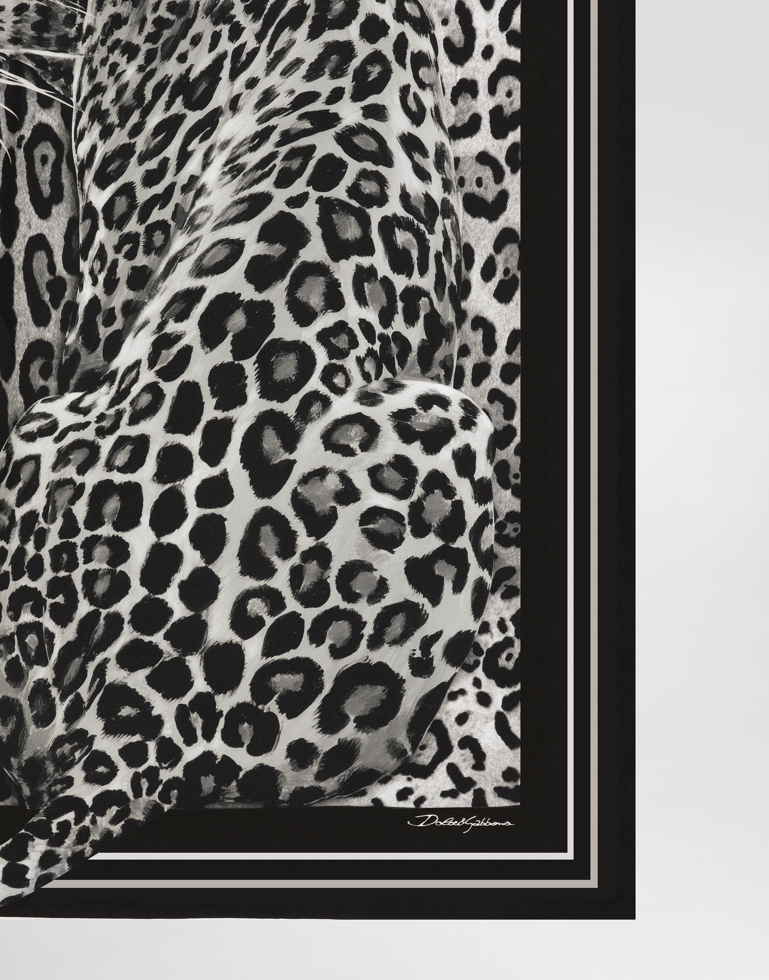 Шарф Dolce & Gabbana Leopard Silk Twill Foulard Різнокольоровий | FN090RGDCUVHI5LD, 1
