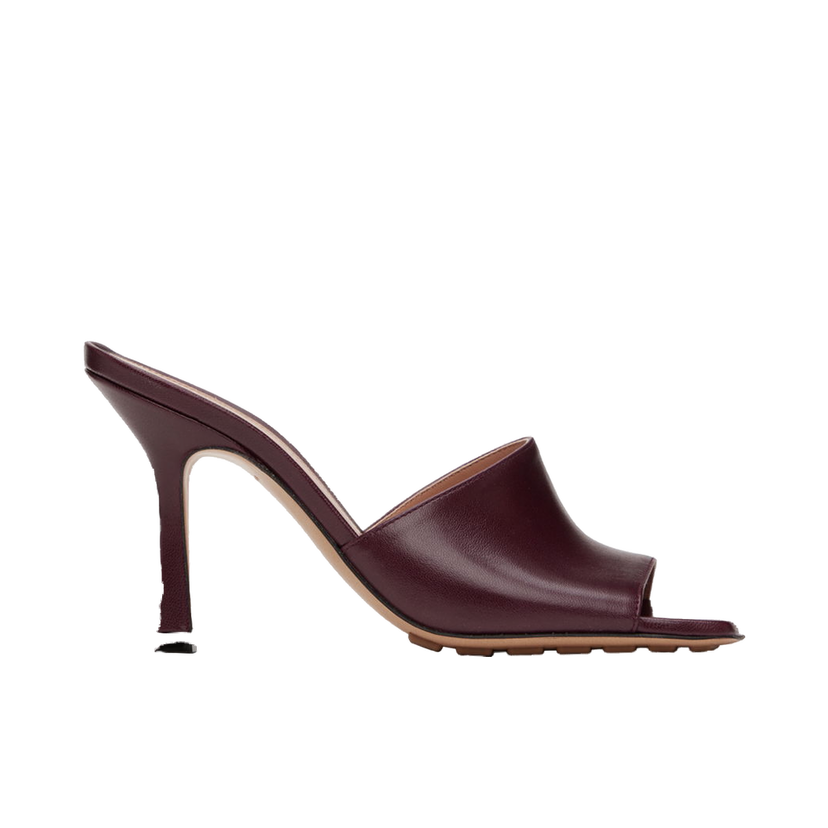 Кросівки та взуття Bottega Veneta Stretch Heeled Mule "Red" Червоний | 610538 VBSF0